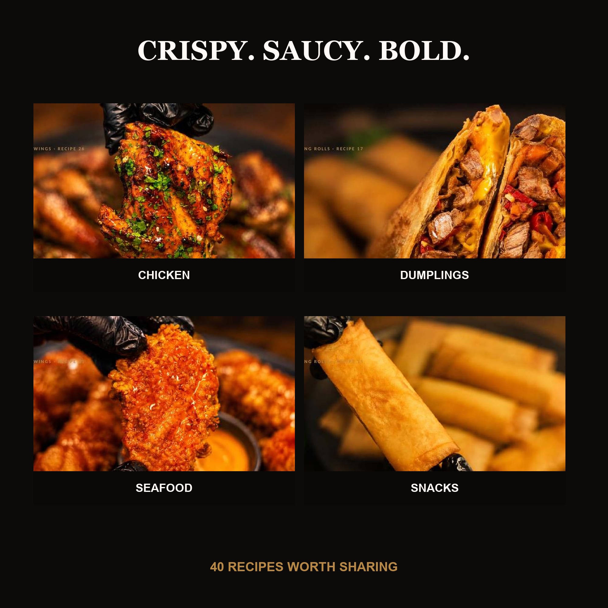 Selection of recipes in MIROSH KITCHEN